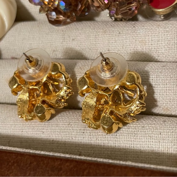 💜Free add-on💜 Vintage Rhinestone Earrings - Picture 2 of 3